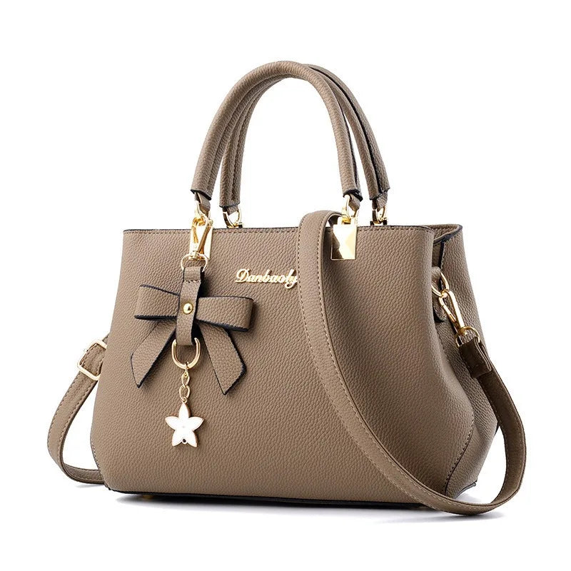Nouvelle version coréenne tendance automne-hiver, sac pour femme avec nœud, sac portable à bandoulière, sac messager, sac « killer », sac pour maman, grande capacité
