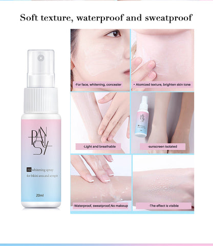 Spray anti-cernes pour le visage 20 ml, crème BB blanchissante isolante, beauté hydratante, fond de teint éclaircissant longue tenue, cosmétiques en gros