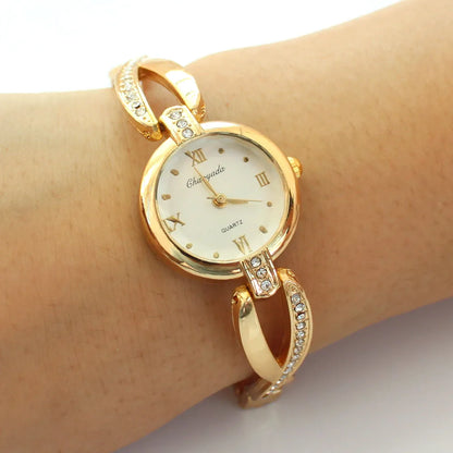 Nouvelle montre-bracelet de luxe à quartz pour femmes, dames et femmes élégantes, horloge féminine, montre-bracelet, cadeaux.