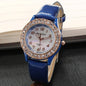 Nouvelles montres pour femmes, montres en cristal, montres pour dames WOMAGE, montre mode décontractée à quartz avec bracelet en cuir, montre femme 2020, reloj mujer