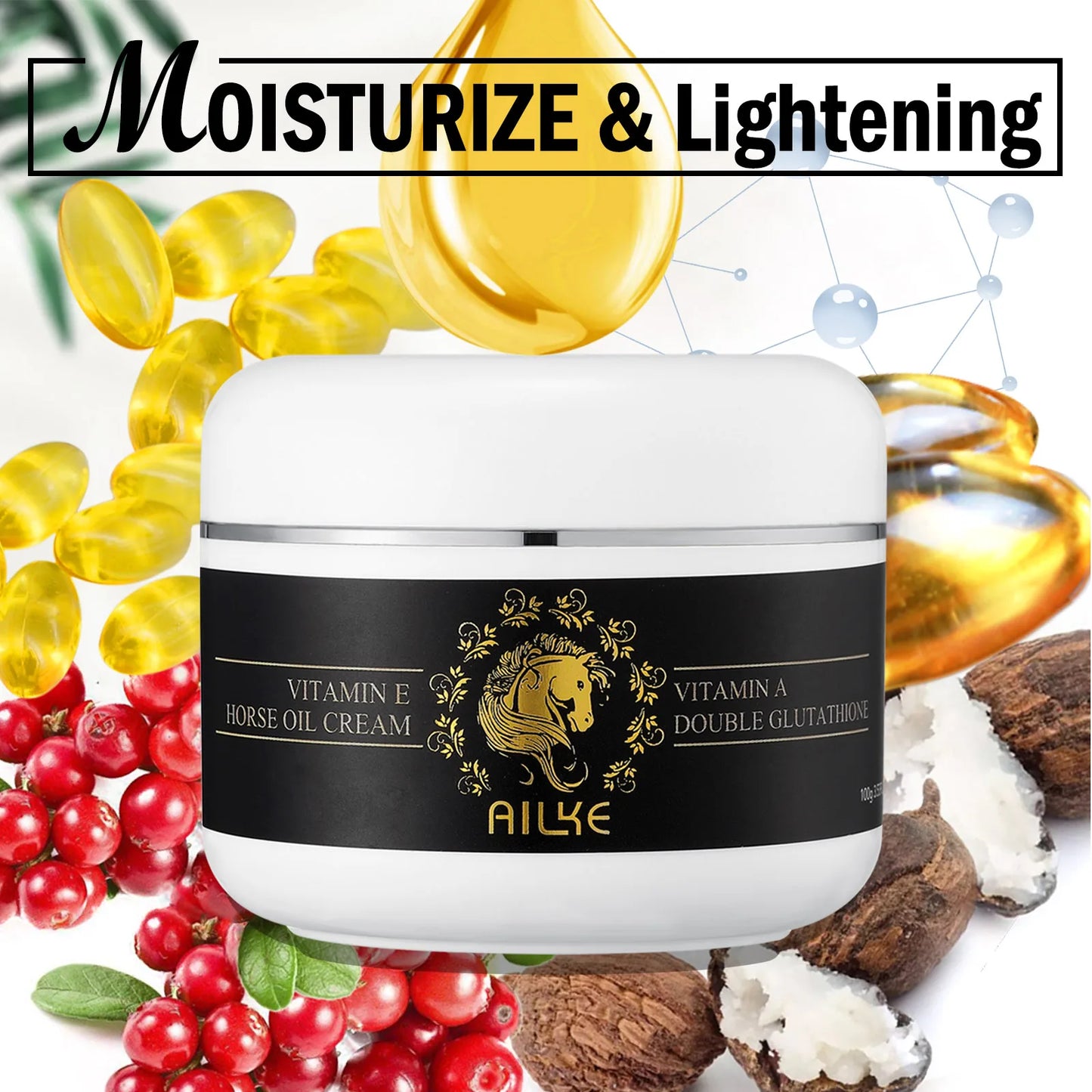 Ensemble de soins de la peau au collagène AILKE pour femmes, hydratant, blanchissant, élimine les taches de rousseur, les taches brunes, les points noirs, kit éclaircissant pour la peau
