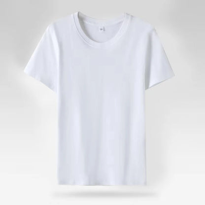 T-shirt femme 100 % coton été basique t-shirt à manches courtes hauts amples t-shirt 2024 décontracté pour femme blanc t-shirts basiques pour fille et femme