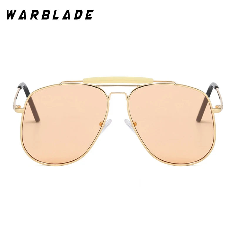Nouvelles lunettes de soleil aviateur classiques en métal à la mode pour femmes et hommes, design vintage de marque, lunettes de soleil pour extérieur, voyage et conduite, protection UV400, lunettes