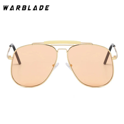 Nouvelles lunettes de soleil aviateur classiques en métal à la mode pour femmes et hommes, design vintage de marque, lunettes de soleil pour extérieur, voyage et conduite, protection UV400, lunettes