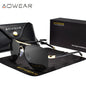 AOWEAR Lunettes d’aviation pour homme, lunettes de soleil polarisées miroir HD pour homme, lunettes de pilote pour la conduite, lunettes de soleil homme