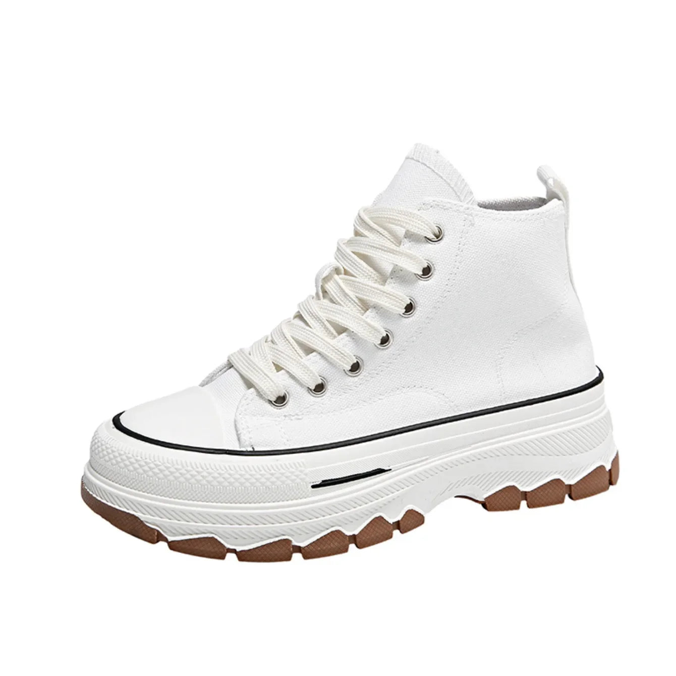 Chaussures en toile pour femmes 2024, baskets décontractées à plateforme avec étoiles, chaussures de sport et de course en toile, chaussures de tennis, baskets de marche d’extérieur.