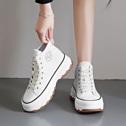 Chaussures en toile pour femmes 2024, baskets décontractées à plateforme avec étoiles, chaussures de sport et de course en toile, chaussures de tennis, baskets de marche d’extérieur.