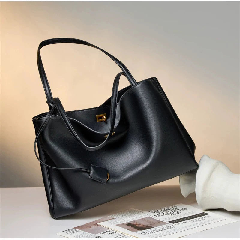 Sac à bandoulière pour femme de luxe en cuir véritable, grand sac à capacité élevée avec ailes, sac à main, sac décontracté pour fête et voyage, sacs à main Y2K, sac fourre-tout rétro