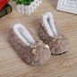 Pantoufles d’intérieur floues pour femmes, hiver, fourrure chaude en peluche, antidérapantes avec adhérence, chaussures d’intérieur moelleuses et confortables pour femmes paresseuses, oreilles de souris, chaussures de