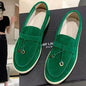 Chaussures plates pour femmes 2025 nouvelle tendance printemps automne, mocassins compensés en daim, décontractés, chaussures de marche antidérapantes pour femmes, Chaussure Femme Scarpe Da Donna
