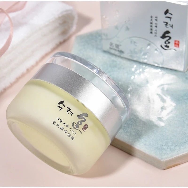 Crème visage raffermissante et liftante pour femmes 50 g - Crème coréenne anti-âge et anti-rides au collagène, hydratante, atténue les ridules et raffermit la peau
