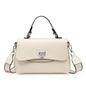 Sac à main Zency pour femme en cuir véritable avec poignée supérieure, style enveloppe simple et tendance, sac à bandoulière de marque de luxe, petit sac bandoulière croisé pour femme