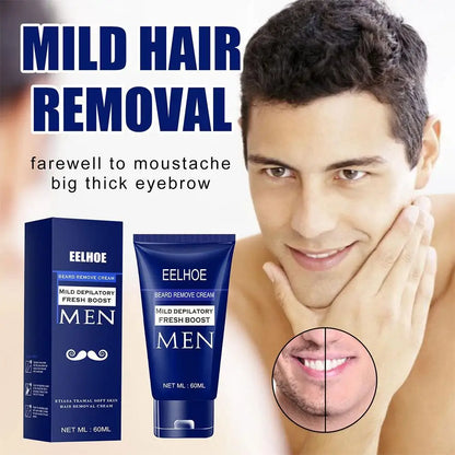 Crème dépilatoire pour hommes et femmes, indolore, lisse et rafraîchissante, redessine la confiance en soi, profitez d’une peau soyeuse, 60 ml/100 g