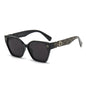 Nouvelle marque de mode de luxe lunettes de soleil pour femmes et hommes, élégantes lunettes œil-de-chat glamour pour femmes, lunettes de soleil tendance pour femmes, lunettes glamour.