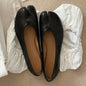 Chaussures plates de ballet pour femmes à bout fendu, chaussures tabi tendance, mocassins décontractés à enfiler, espadrilles en cuir plissé pour femmes, zapatillas mujer