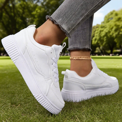 Chaussures décontractées pour femmes, respirantes, plates, pour la marche, baskets blanches, chaussures féminines de sport, de course, de marche en extérieur pour hommes