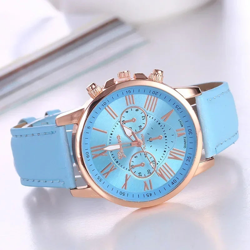 Montres pour femmes de marque, style sport et mode, montre pour dames, montre en cuir, montres-bracelets à quartz pour hommes, filles et femmes, montre femme