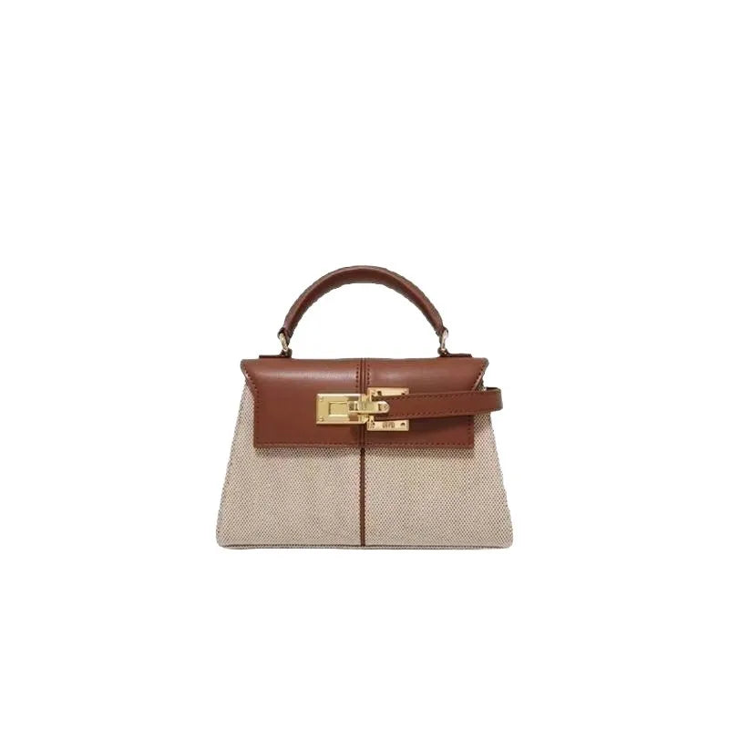 Sac trapézoïdal JW PEI, nouveau style, en cuir véritable, sac pour femme, haut de gamme, polyvalent, sac bandoulière, tendance, style niche