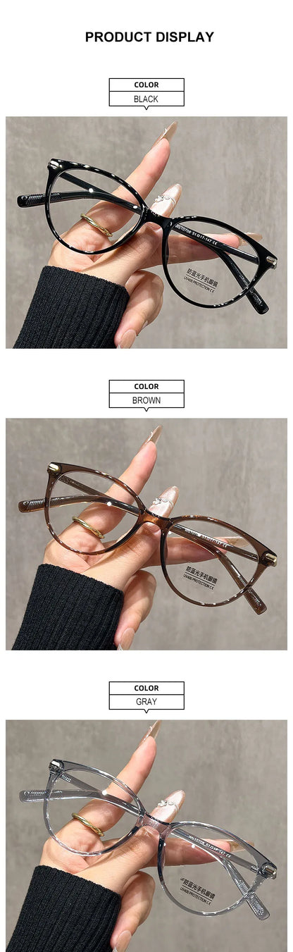 KANSEPT Lunette Lunettes de myopie pour femmes Lentilles optiques pour femmes avec prescription personnalisée Lunettes de vue Lunettes de lecture Lunettes femme degré