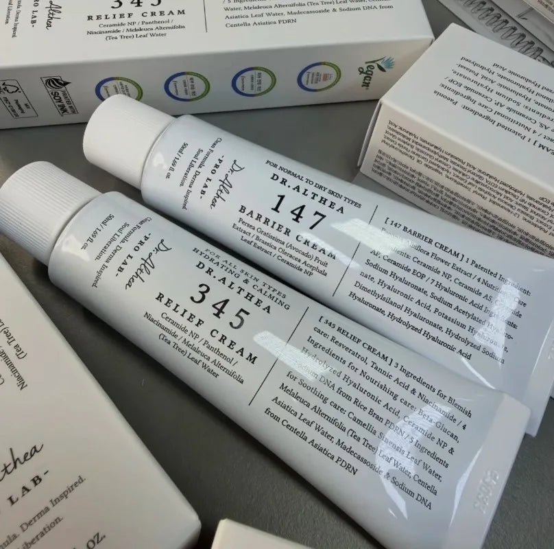 Crème Originale Dr.Althea 147 Barrier 345 Relief, crème antioxydante éclaircissante, hydratante, réparation intensive, brume essence coréenne