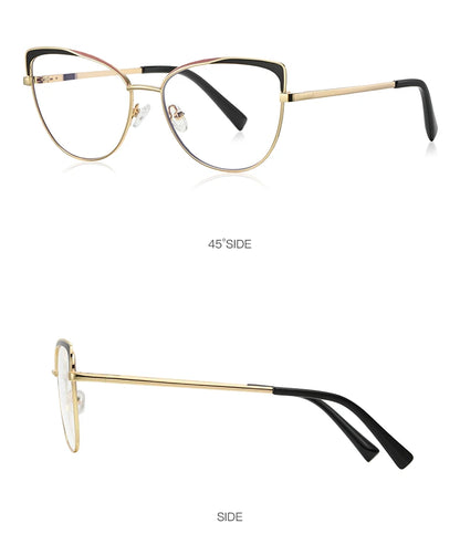 Lunettes de vue photochromiques œil de chat pour femmes JMISUS Fashion, monture papillon personnalisée, lunettes progressives anti-lumière bleue