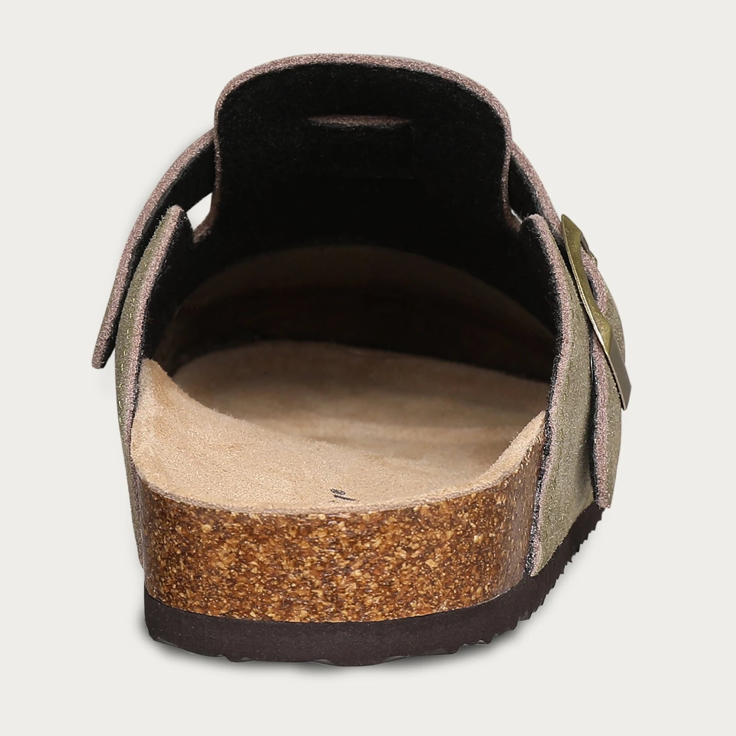 Mules en daim pour femmes Comwarm Fashion, pantoufles, sabots pour hommes, sandales à semelle intérieure en liège avec soutien de la voûte plantaire, claquettes d’extérieur pour la plage, chaussures d’intérieur
