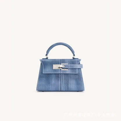 Sac trapézoïdal JW PEI, nouveau style, en cuir véritable, sac pour femme, haut de gamme, polyvalent, sac bandoulière, tendance, style niche