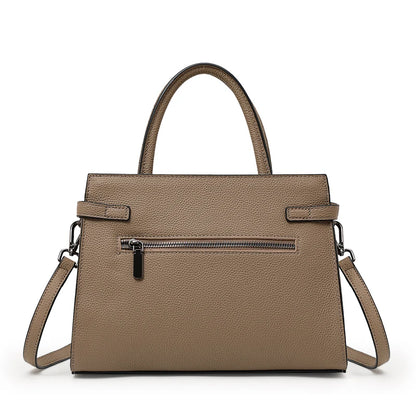 Sac pour femme en cuir véritable en cuir de vachette pleine fleur original, sac cabas simple à porter à la main ou à l’épaule, style professionnel
