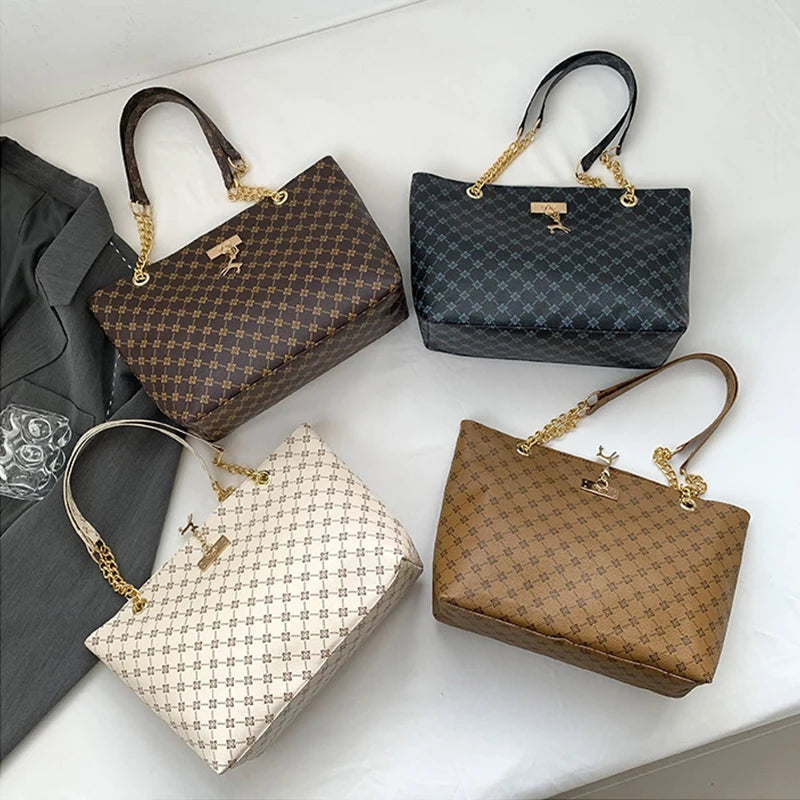 Nouveau sac à main pour la presbytie, texture en cuir souple, grand cabas grande capacité pour femme avec accessoires suspendus, sac à bandoulière