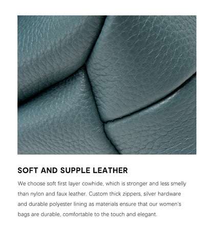 Sac à main Zency pour femme en cuir véritable avec poignée supérieure, style enveloppe simple et tendance, sac à bandoulière de marque de luxe, petit sac bandoulière croisé pour femme