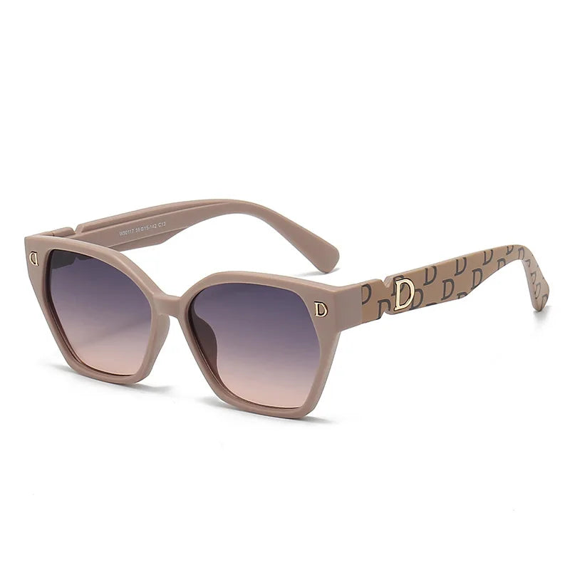 Nouvelle marque de mode de luxe lunettes de soleil pour femmes et hommes, élégantes lunettes œil-de-chat glamour pour femmes, lunettes de soleil tendance pour femmes, lunettes glamour.