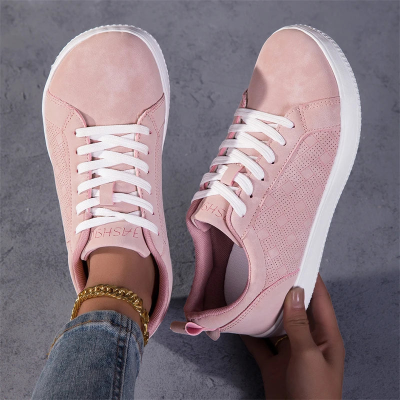 Chaussures de marche roses pour femmes, confortables, à bout large, baskets barefoot pour femmes, baskets plates antidérapantes, chaussures de sport décontractées pour femmes, chaussures d’entraînement pour femmes