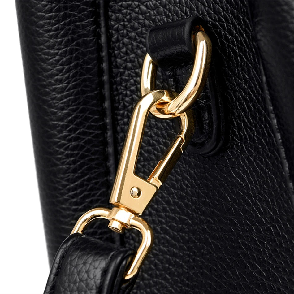 Sac bandoulière de luxe pour femme 2024, designer à 3 couches, grand sac à main en cuir à grande capacité pour femme, sac shopper de marque, sac fourre-tout messager.