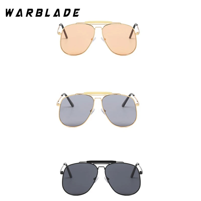 Nouvelles lunettes de soleil aviateur classiques en métal à la mode pour femmes et hommes, design vintage de marque, lunettes de soleil pour extérieur, voyage et conduite, protection UV400, lunettes