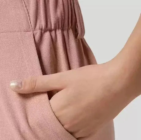 Pantalons pour femmes Pantalons pour femmes à taille haute et jambes larges Pantalons décontractés amples Pantalons droits pour dames de bureau Mode coréenne Pantalons élégants