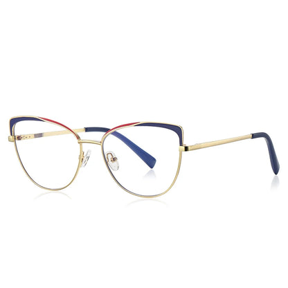 Lunettes de vue photochromiques œil de chat pour femmes JMISUS Fashion, monture papillon personnalisée, lunettes progressives anti-lumière bleue