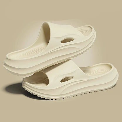 Pantoufles EVA à semelle épaisse été 2026 pour femmes, confortables, antidérapantes, tongs de plage pour femme, légères, semelle souple, sandales d’intérieur pour couple