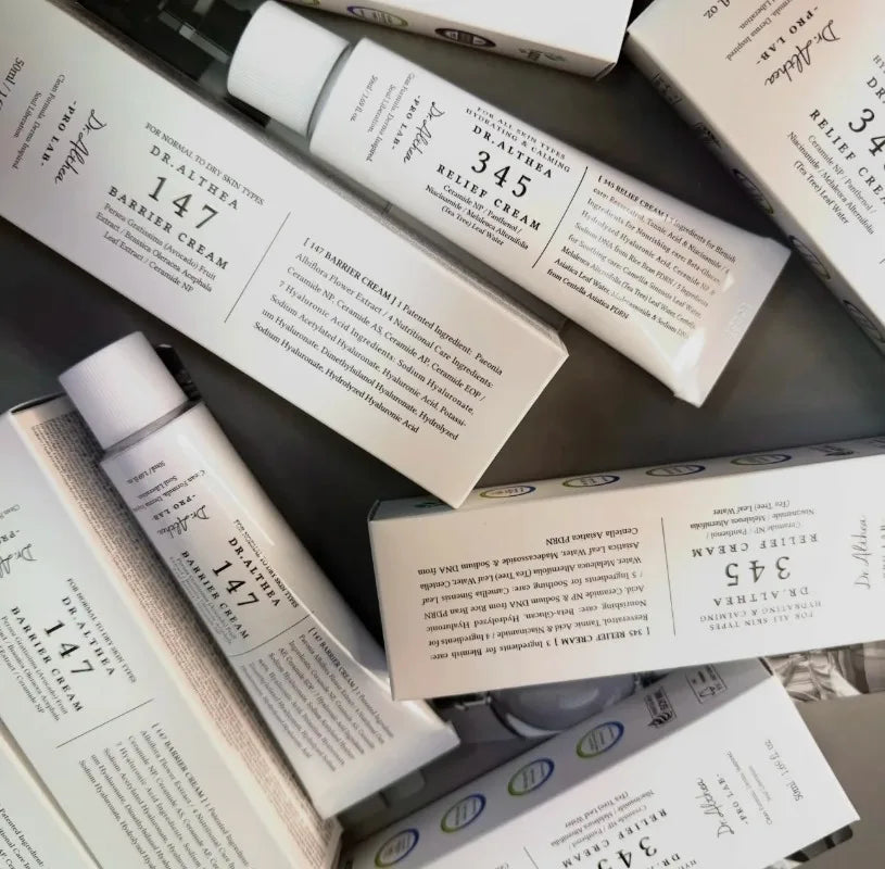 Crème Originale Dr.Althea 147 Barrier 345 Relief, crème antioxydante éclaircissante, hydratante, réparation intensive, brume essence coréenne