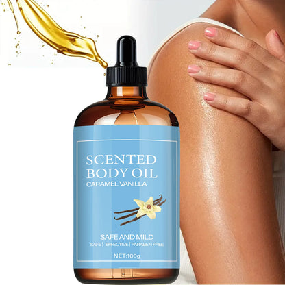 Huile corporelle parfumée, profondément nourrissante à l’huile de coco, l’acide ascorbique renforce la barrière cutanée, et la formule est composée d’ingrédients végétaux purs, spécialement conçue pour améli