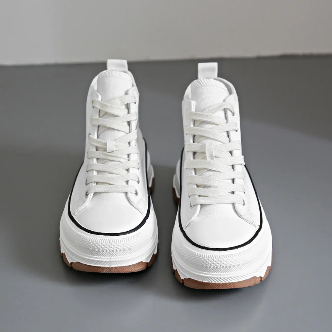 Chaussures en toile pour femmes 2024, baskets décontractées à plateforme avec étoiles, chaussures de sport et de course en toile, chaussures de tennis, baskets de marche d’extérieur.