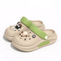 Sabots d’été pour femmes avec jolis charms 3D, sandales de jardin, chaussons de plage légers en EVA souple, chaussures d’extérieur antidérapantes à semelle épaisse et tendance