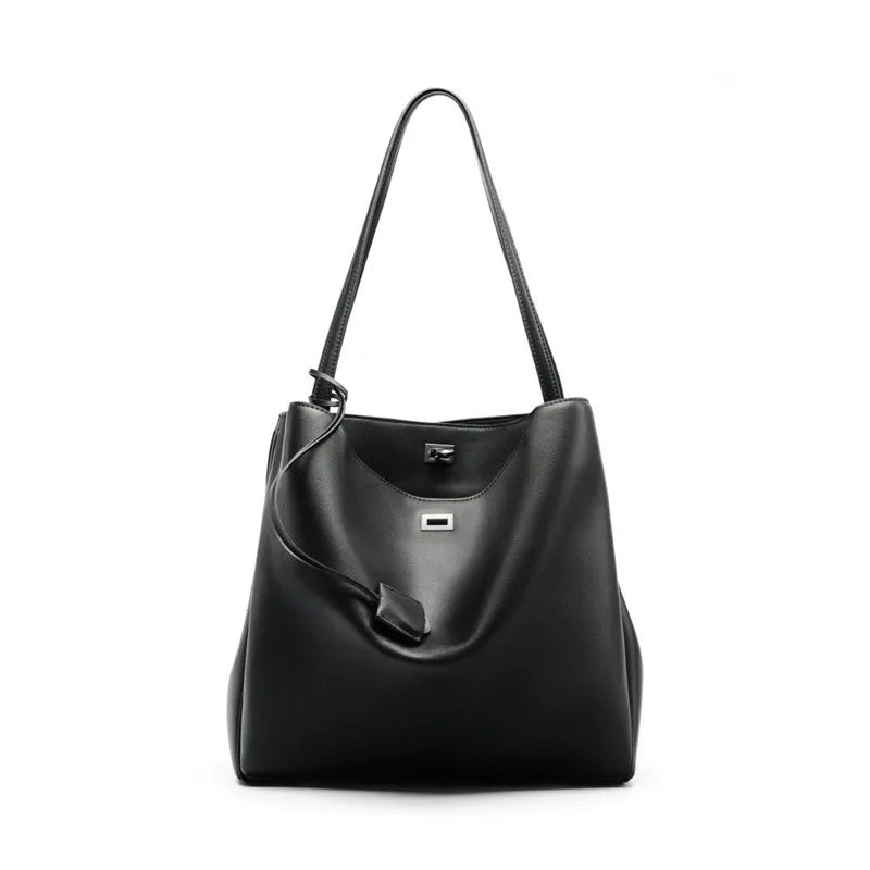 Sac à bandoulière pour femme de luxe en cuir véritable, grand sac à capacité élevée avec ailes, sac à main, sac décontracté pour fête et voyage, sacs à main Y2K, sac fourre-tout rétro