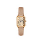 Montre-bracelet décontractée rétro à affichage numérique, cadran carré, bracelet en cuir, montre à quartz tendance pour femme, idée cadeau