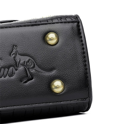 Sacs bandoulière en cuir crocodile 2024 pour femmes, sacs messager d’épaule pour femme, sacs à main et porte-monnaie de luxe de créateur pour dames.