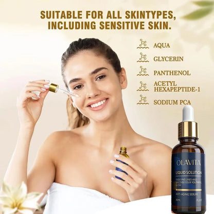 Sérum anti-âge 30 ml, nutrition profonde, raffermissant, atténue les ridules, sérum facial hydratant, réduit les rides, soin réparateur pour la peau