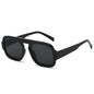JNPCXI Lunettes de soleil carrées rétro pour femmes, design de marque tendance, verres dégradés UV400, lunettes de soleil punk pour hommes