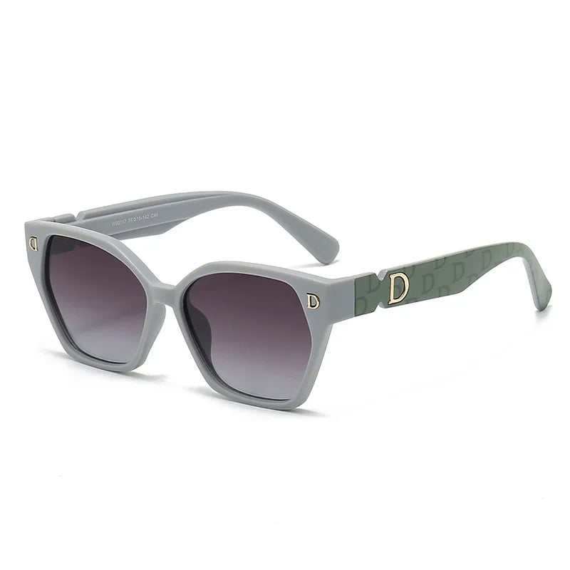 Nouvelle marque de mode de luxe lunettes de soleil pour femmes et hommes, élégantes lunettes œil-de-chat glamour pour femmes, lunettes de soleil tendance pour femmes, lunettes glamour.