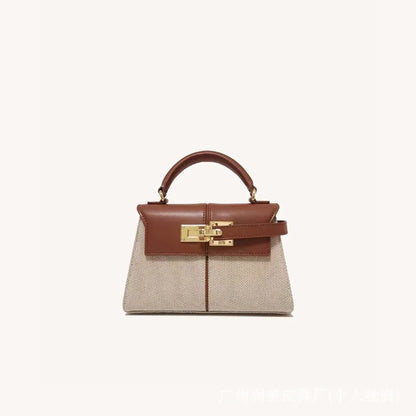 Sac trapézoïdal JW PEI, nouveau style, en cuir véritable, sac pour femme, haut de gamme, polyvalent, sac bandoulière, tendance, style niche
