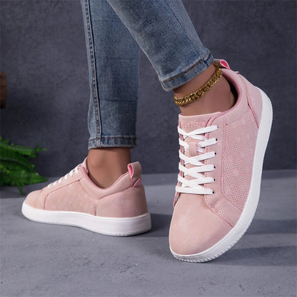 Chaussures de marche roses pour femmes, confortables, à bout large, baskets barefoot pour femmes, baskets plates antidérapantes, chaussures de sport décontractées pour femmes, chaussures d’entraînement pour femmes