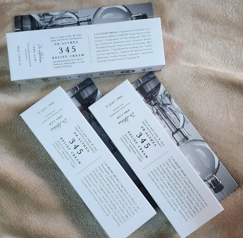 Crème Originale Dr.Althea 147 Barrier 345 Relief, crème antioxydante éclaircissante, hydratante, réparation intensive, brume essence coréenne
